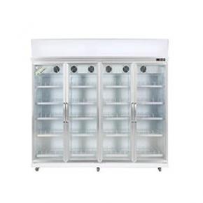 Upright glass door cooler 